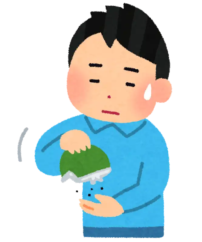 Man writing diligently